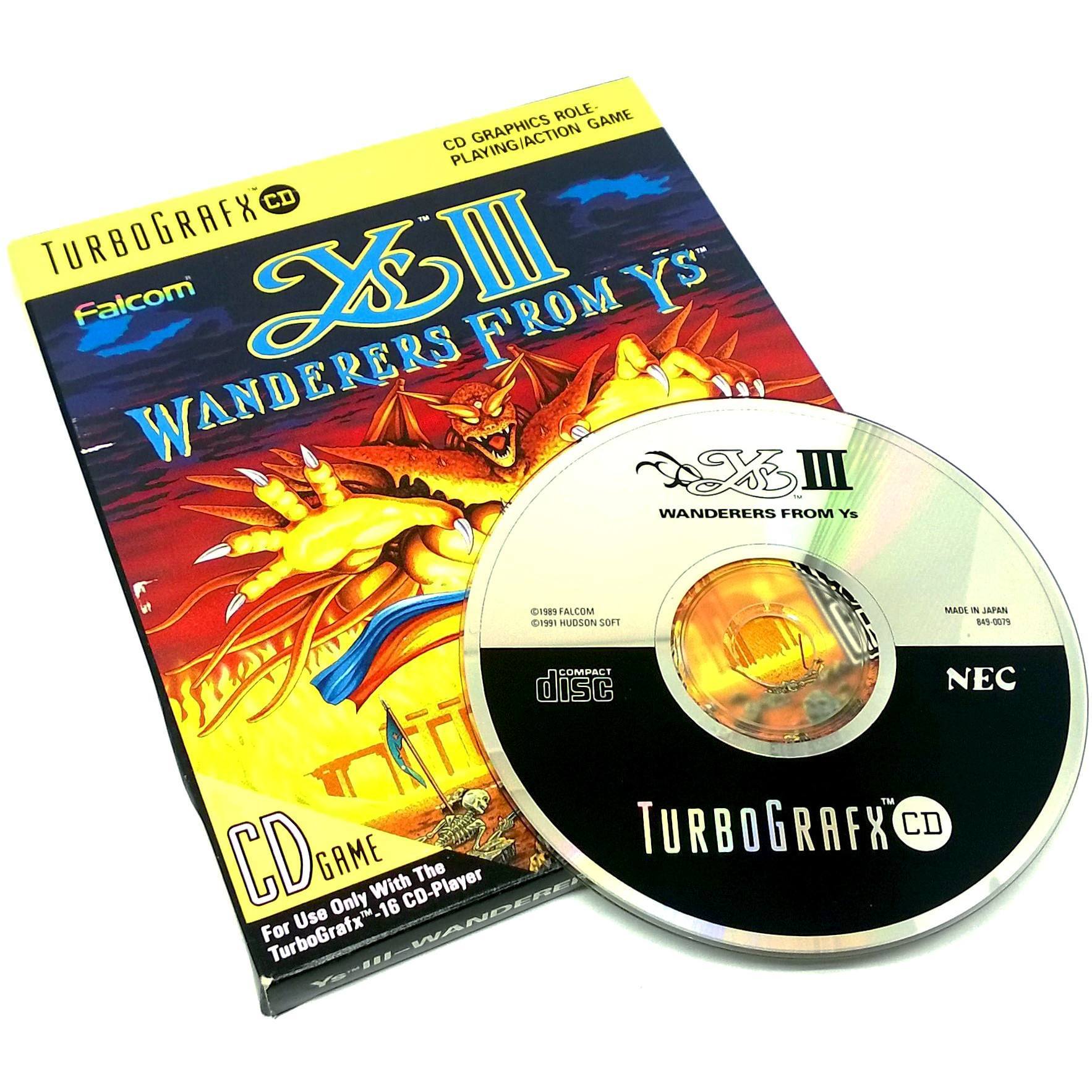 Ys III: Wanderers from Ys for TurboGrafx-16 CD