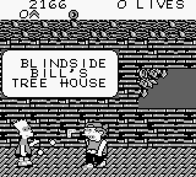 Bart Simpson's Escape from Camp Deadly | Nintendo Game Boy | Screenshot