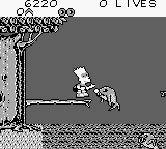 Bart Simpson's Escape from Camp Deadly | Nintendo Game Boy | Screenshot