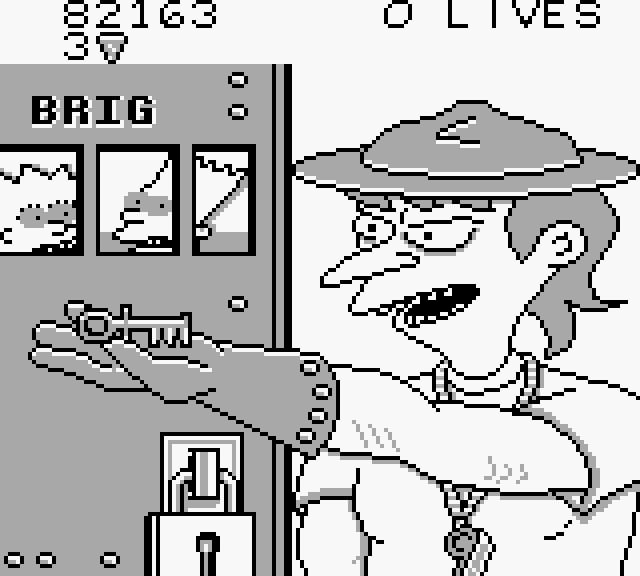 Bart Simpson's Escape from Camp Deadly | Nintendo Game Boy | Screenshot