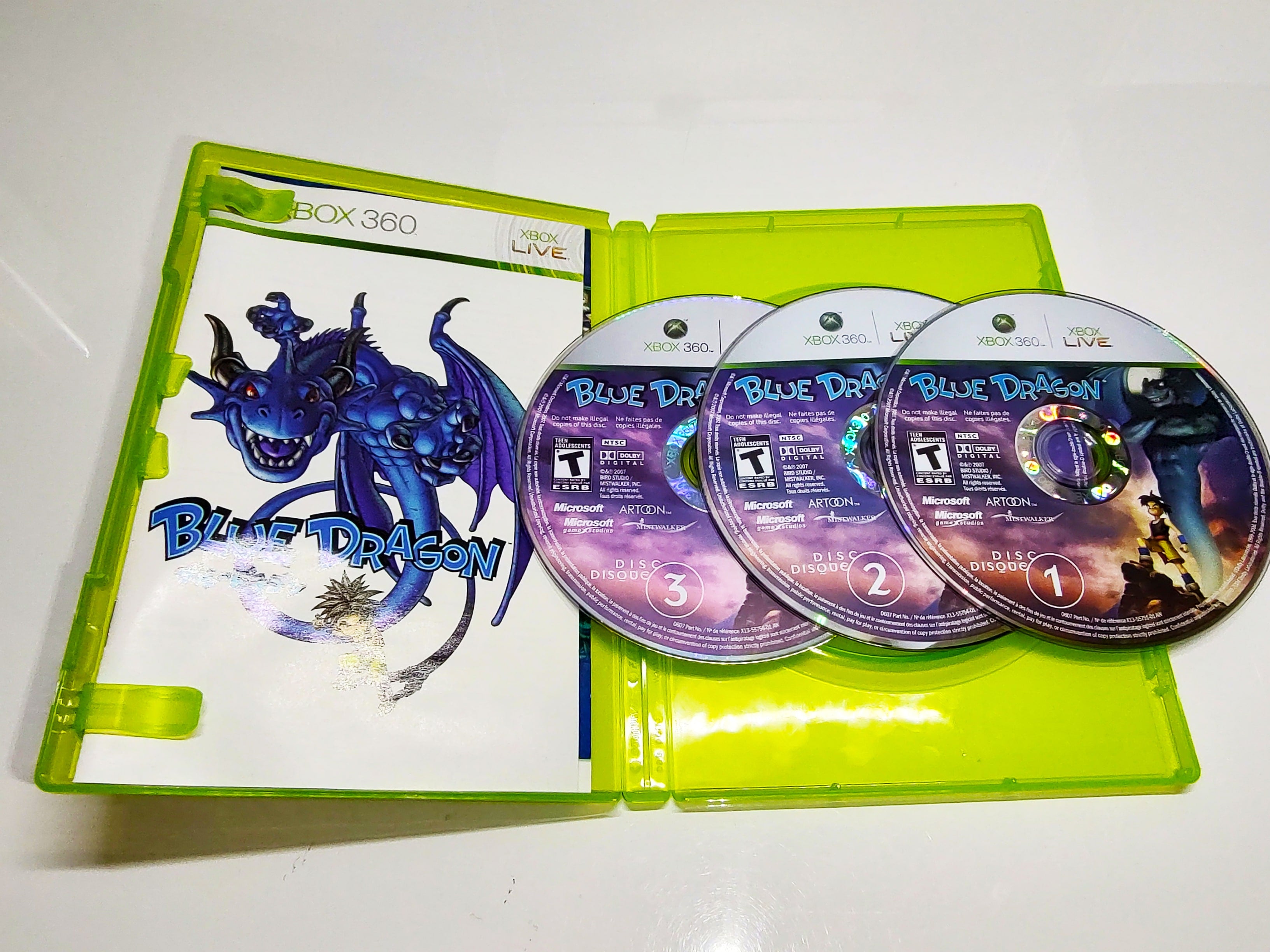 Blue Dragon | Xbox 360 | Case, Manual and Discs