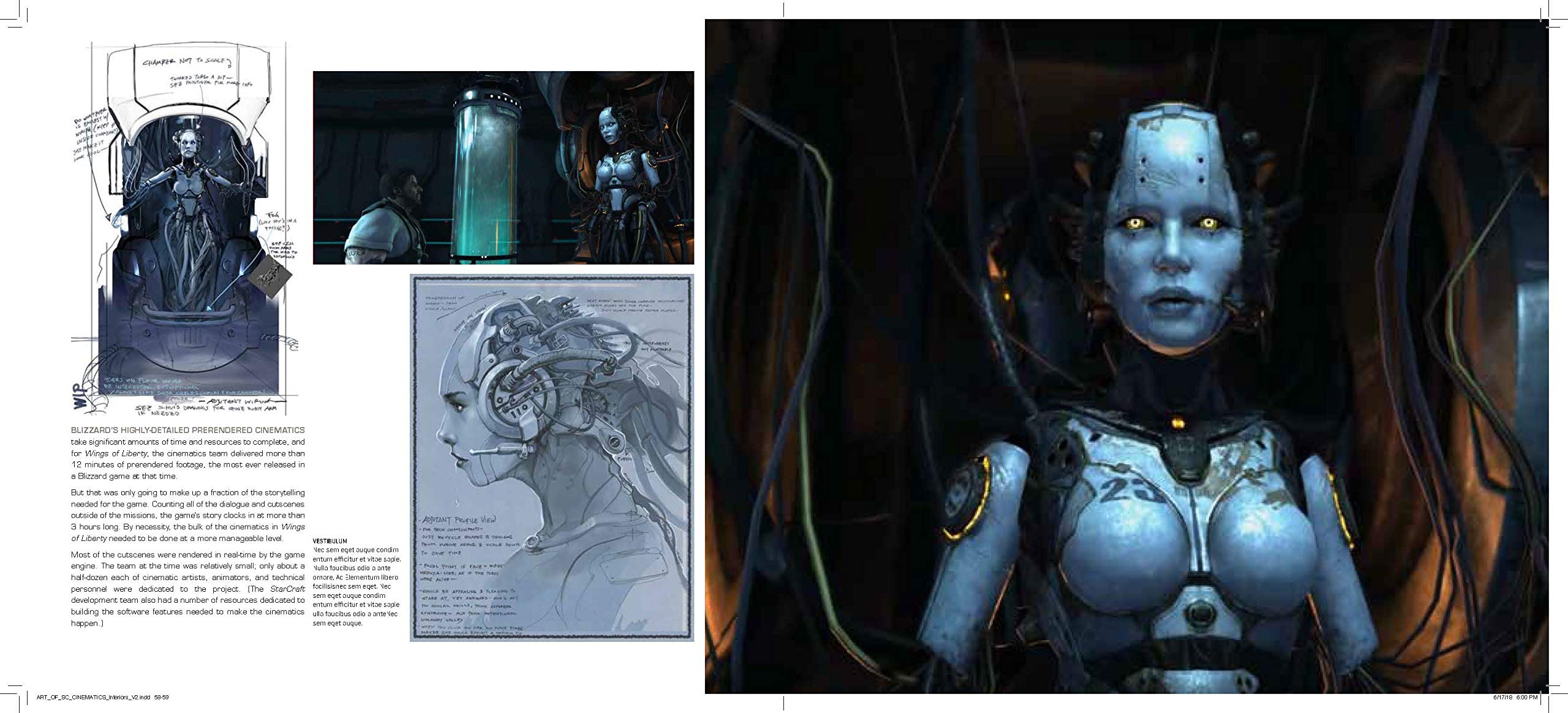Cinematic Art of StarCraft | Hardcover | Page 58