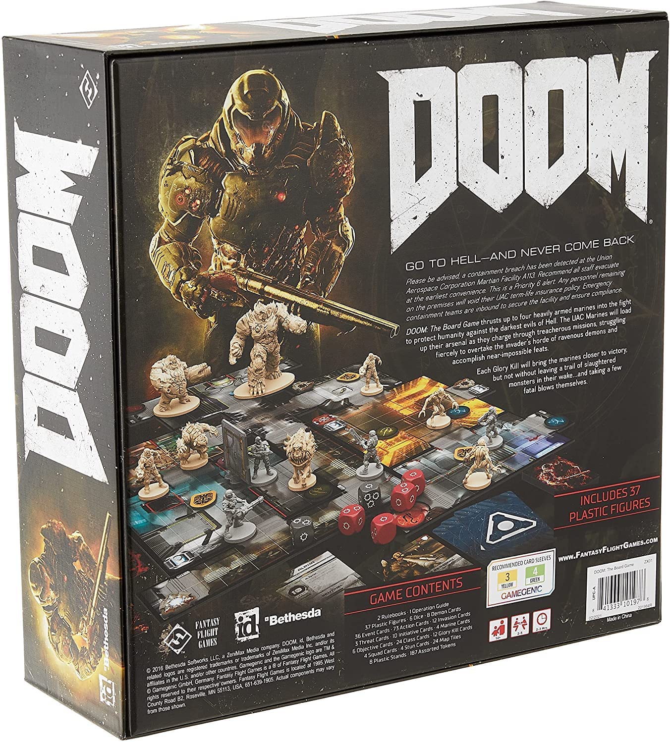 Doom The Board Game | 2nd Edition | Back