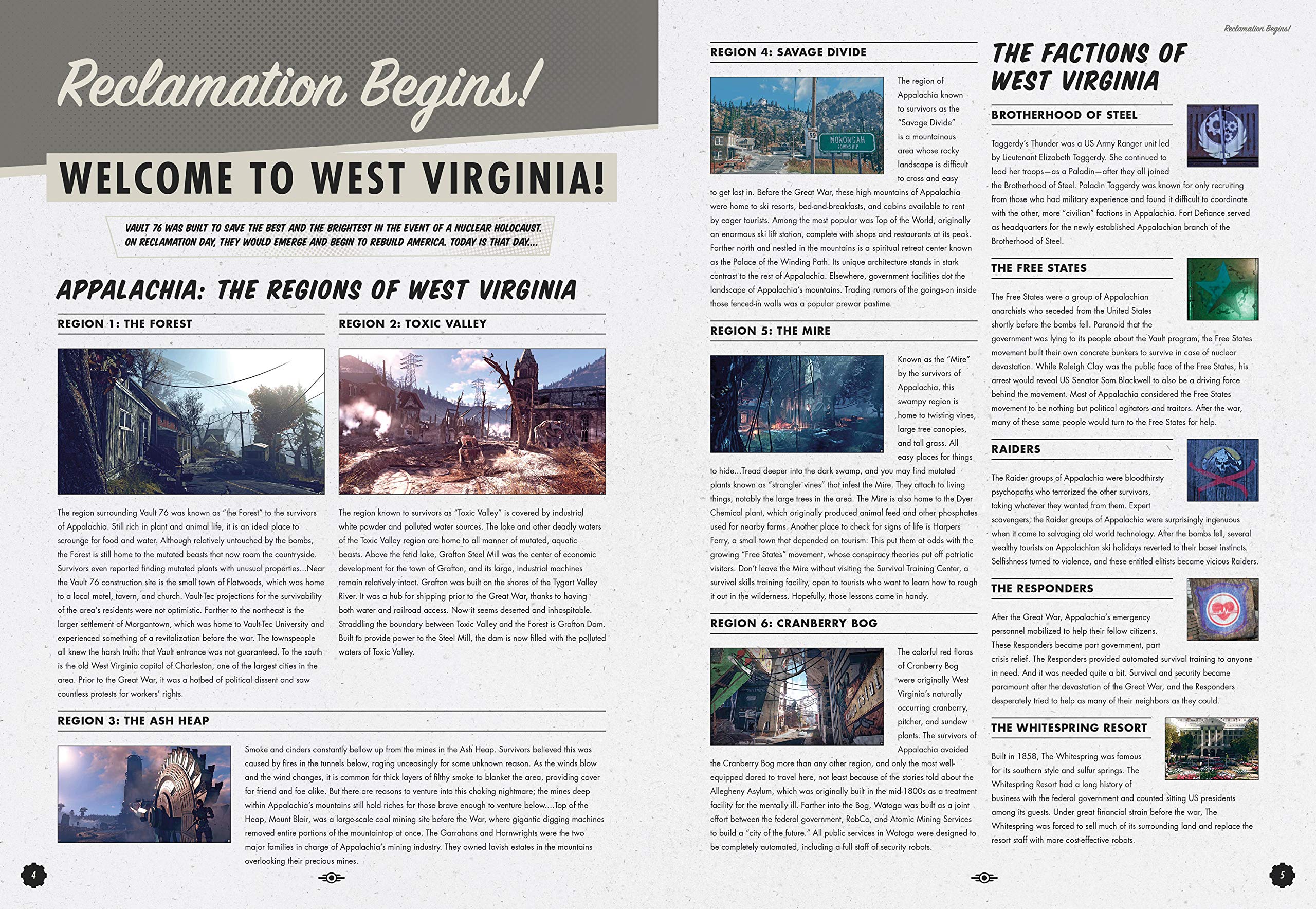 Fallout 76 | Prima Official Game Guide | Collector's Edition Hardcover | Page 4