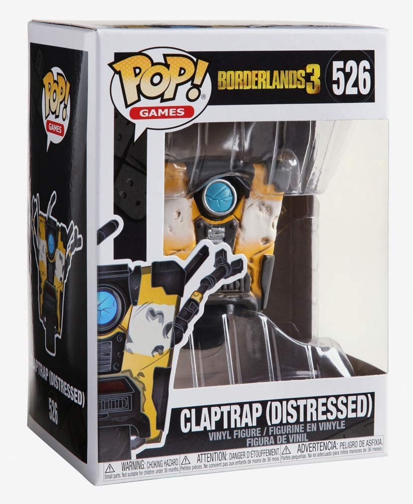 Funko Pop! Games | Borderlands 3 | Claptrap Vinyl Figure | Box