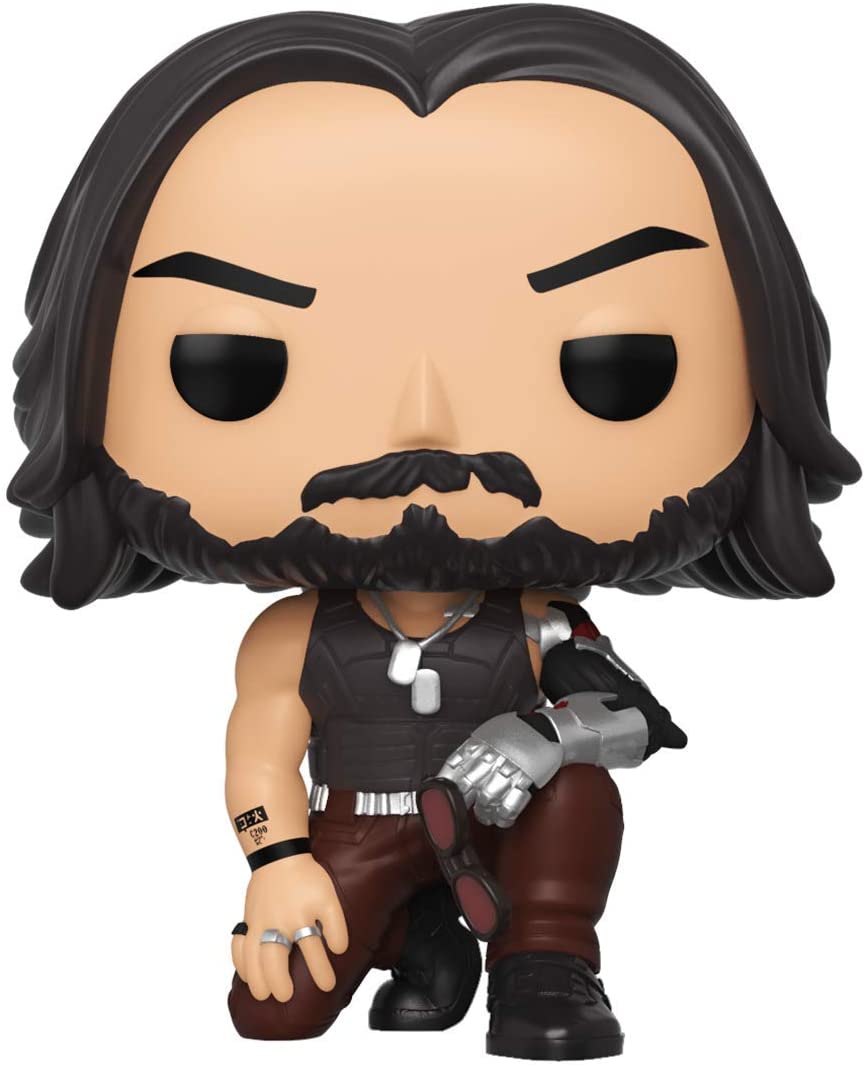 Funko Pop! Games | Cyberpunk 2077 | Johnny Silverhand Kneeling Figure