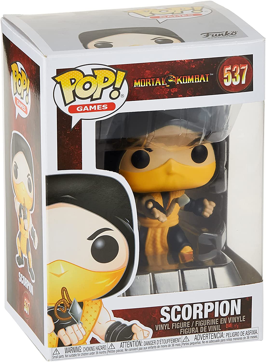 Funko Pop! Games | Mortal Kombat | Scorpion Figure | Box
