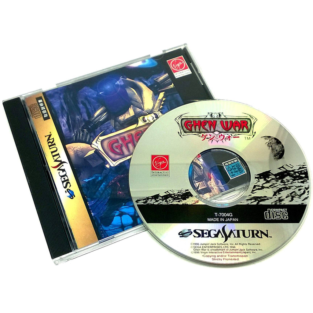 Ghen War – Sega Saturn Video Game, Teen Rating, Classic Sci-Fi Strategy Game
