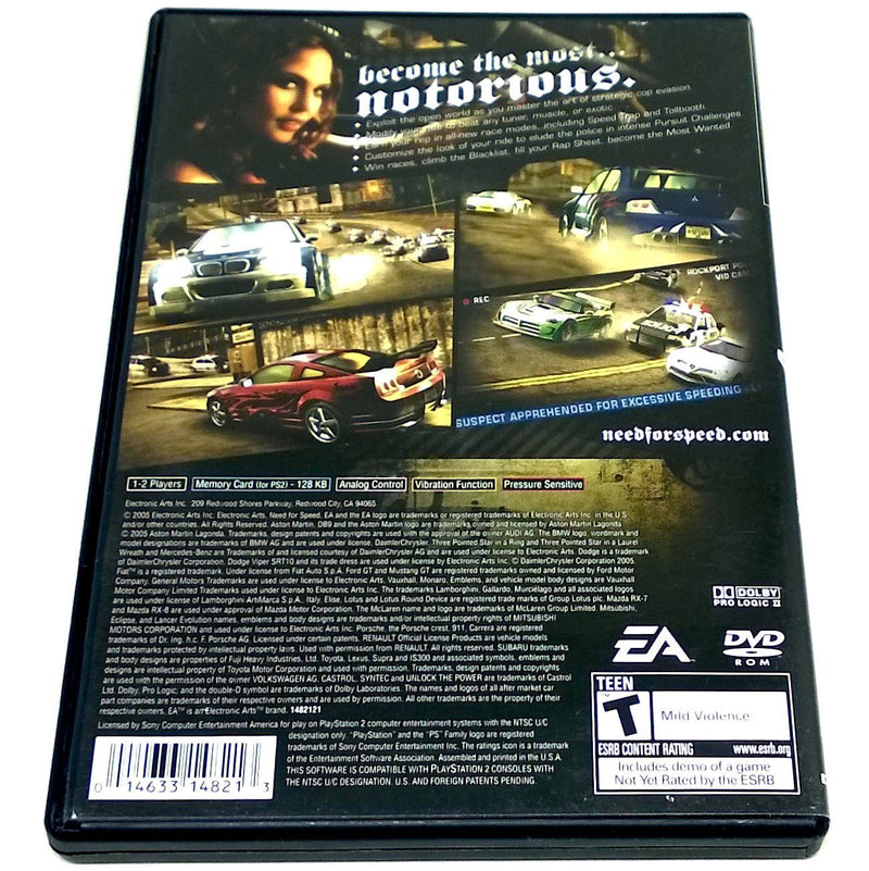 Need for Speed: Most Wanted for PlayStation 2 (PS2)