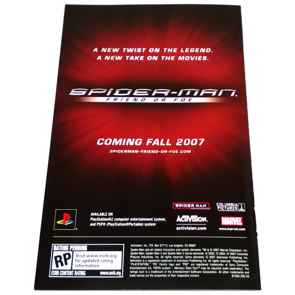 🕸️Spider-Man 3 (2007) on Playstation 2
