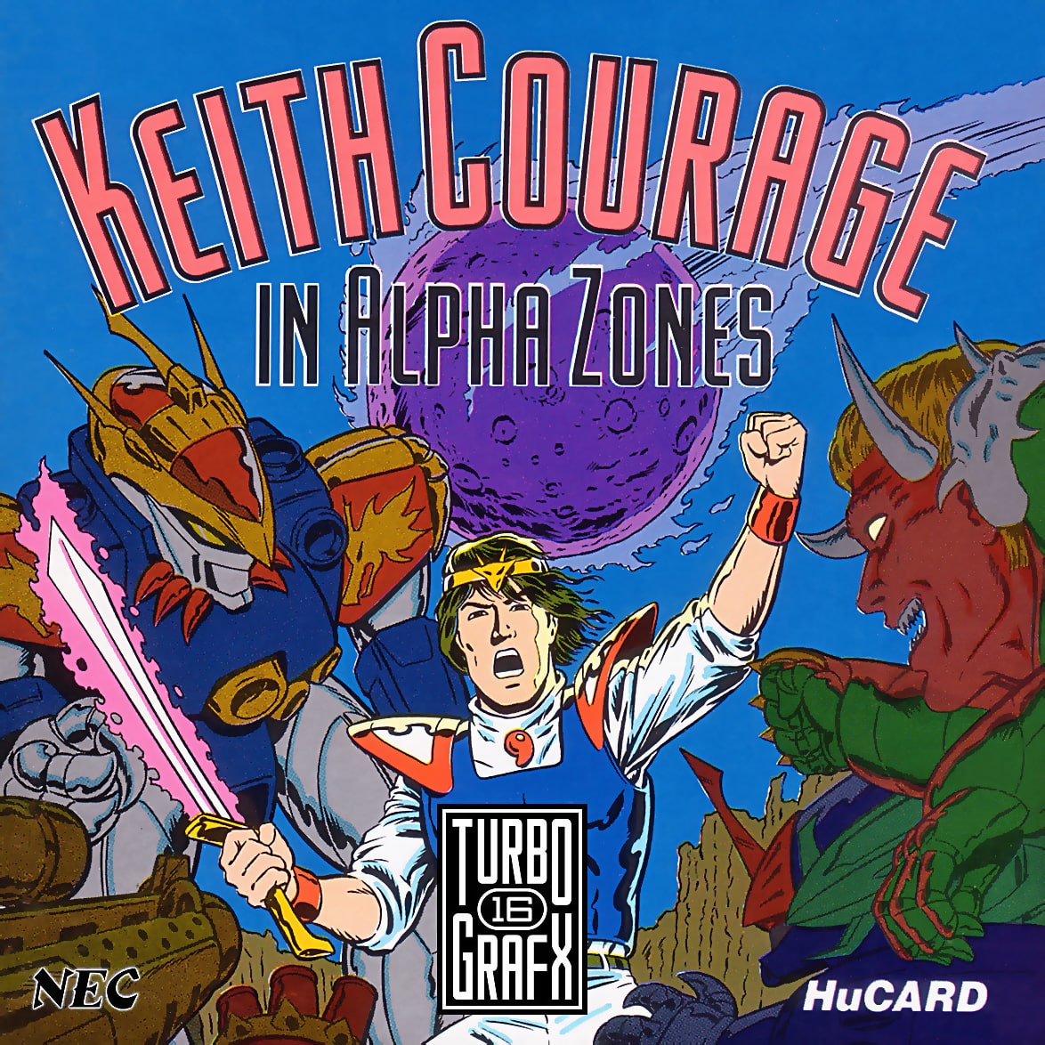 Keith Courage in Alpha Zones | TurboGrafx-16
