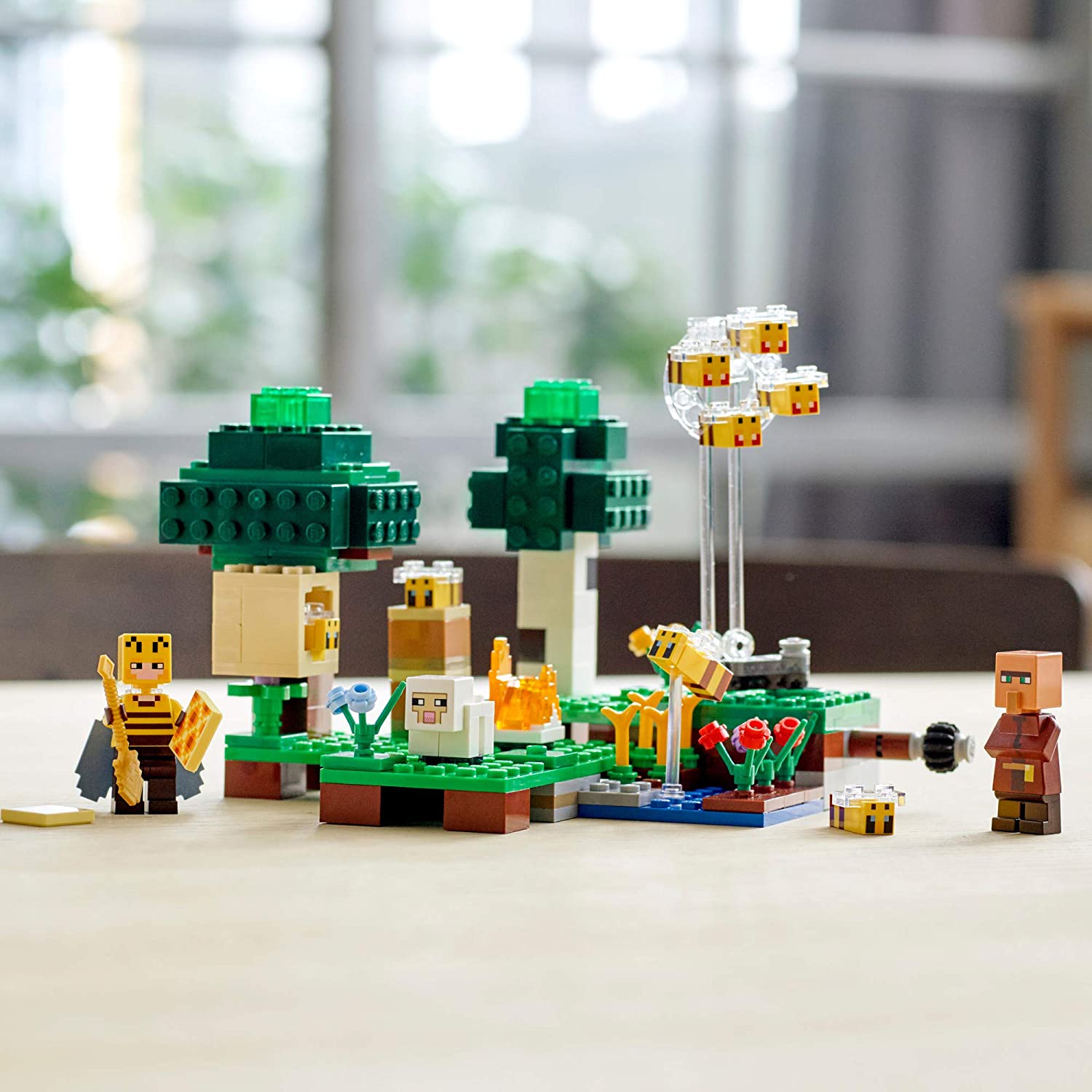 LEGO Minecraft The Bee Farm | 21165 Building Kit | Pose