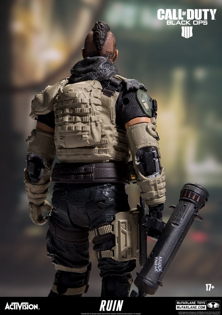 McFarlane Toys | Call of Duty Black Ops 4 | Ruin Action Figure | Back