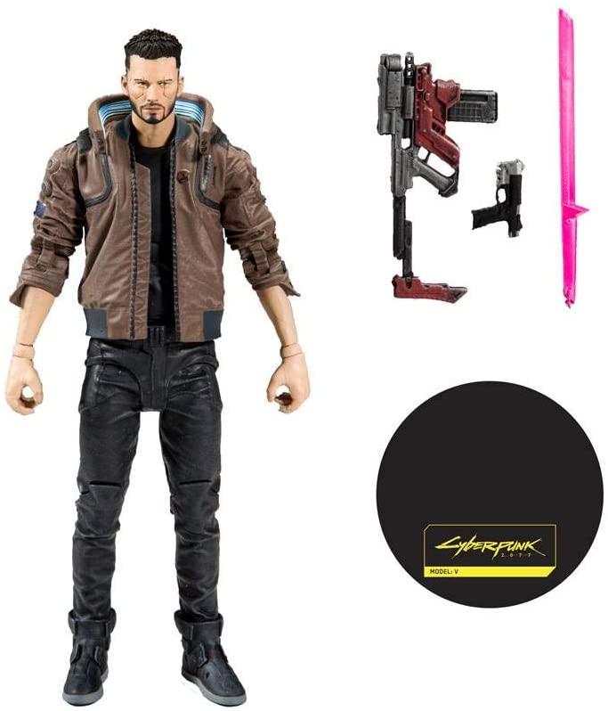 McFarlane Toys | Cyberpunk 2077 | V Action Figure | Accessories