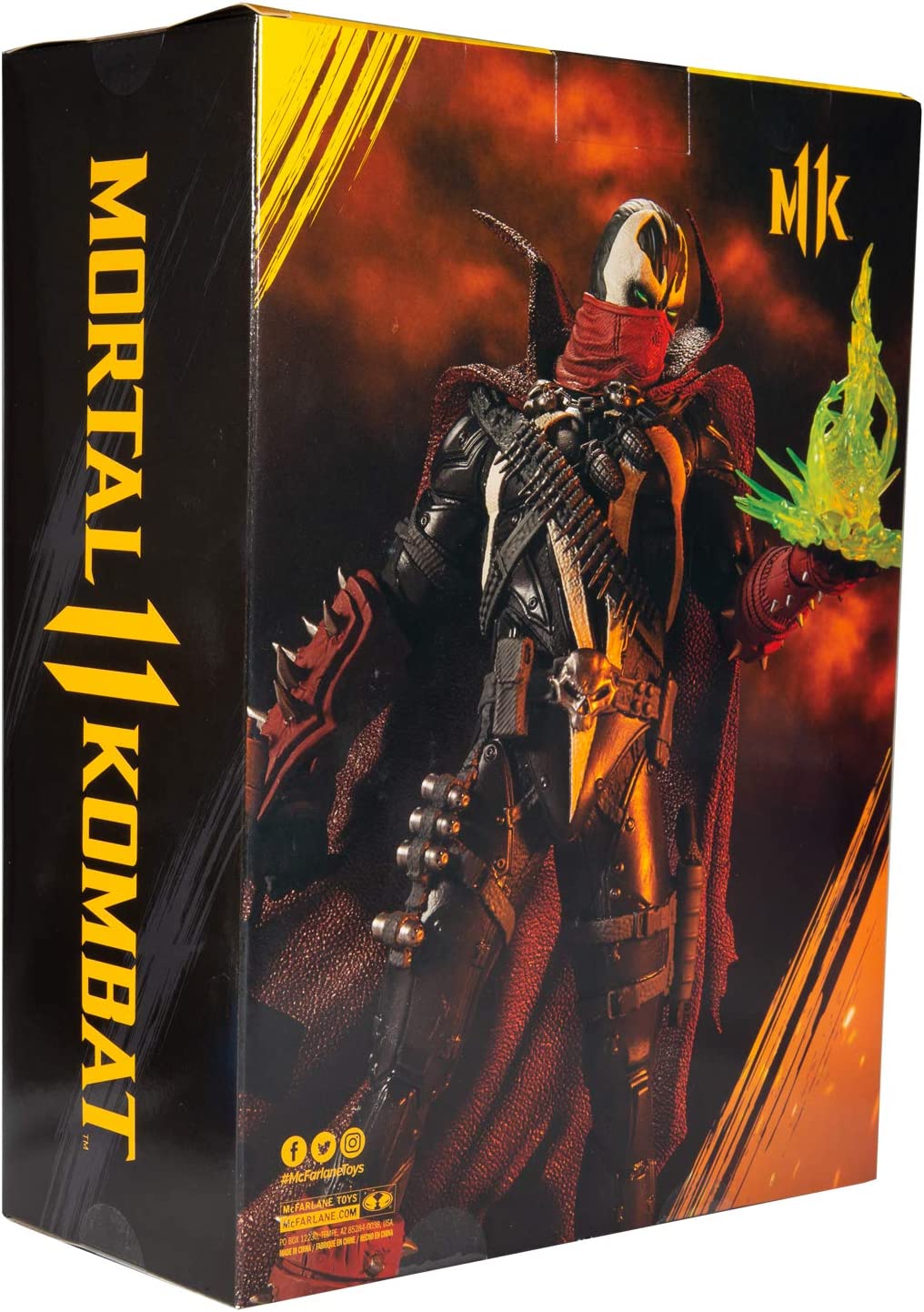 McFarlane Toys | Mortal Kombat 11 | Commando Spawn Figure | Box | Back