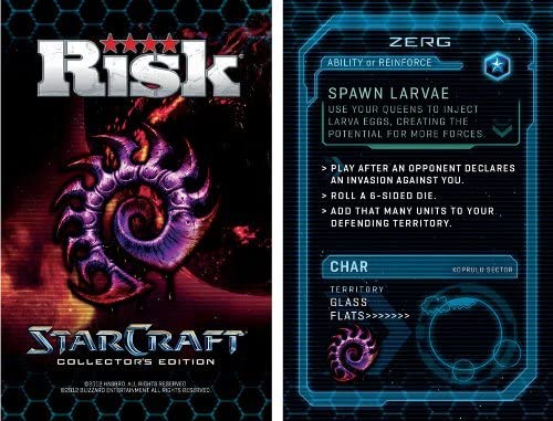 RISK: StarCraft Collector's Edition | Board Game | Cards