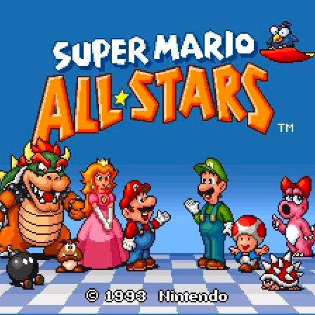 Super Mario All-Stars SNES Super Nintendo Game - Screenshot